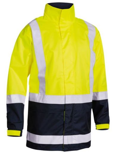 Picture of BISLEY TAPED HI VIS RAIN SHELL JACKET